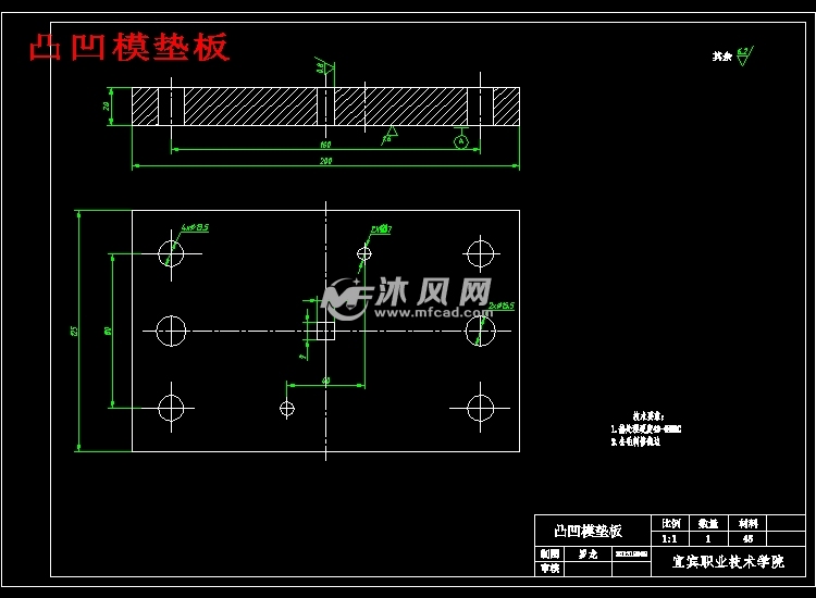 方孔扳手冲压模具设计【含10张cad图】