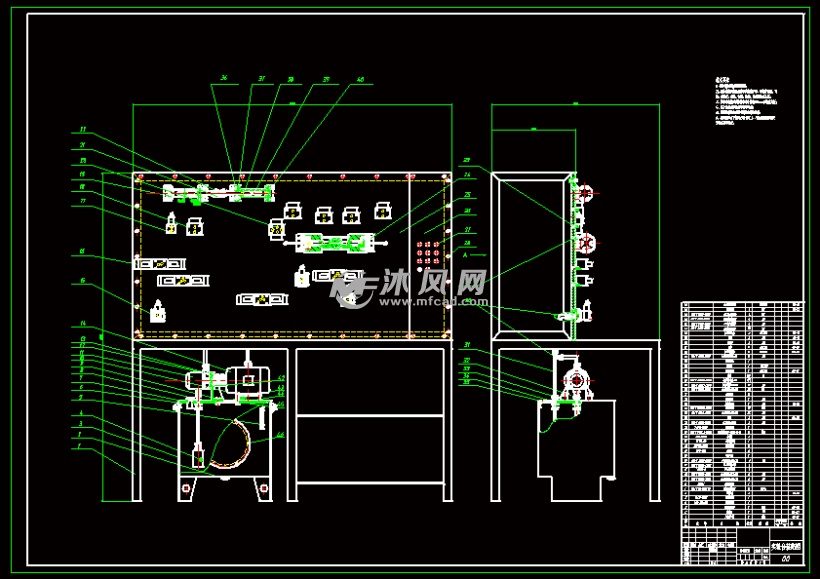 增压回路实验装置设计(优秀含27张CAD图纸)