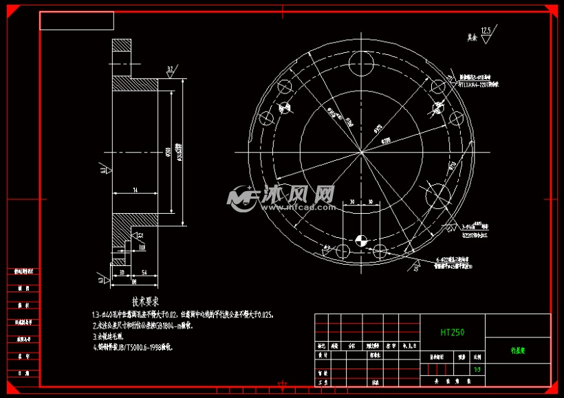 ngw型太阳轮浮动的行星减速器设计(优秀含9张cad图纸)