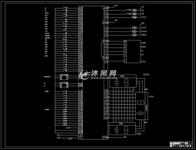 八层电梯的plc控制系统设计-三菱【机电设计含4张cad图 说明书2.