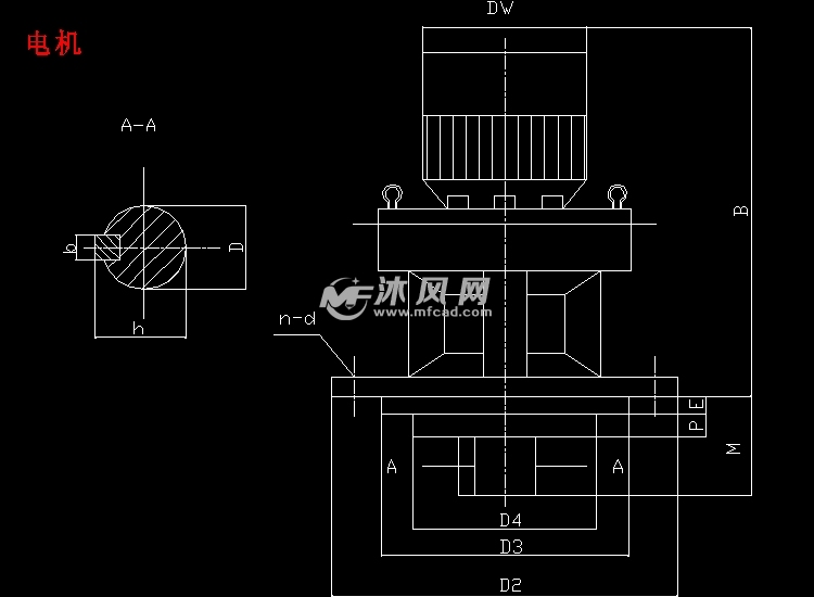 三翼自动旋转门设计【机电毕业设计含19张CA