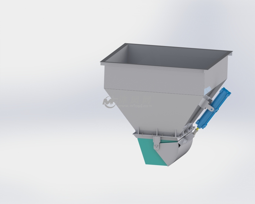 料斗与放电器(2立方米)设计模型