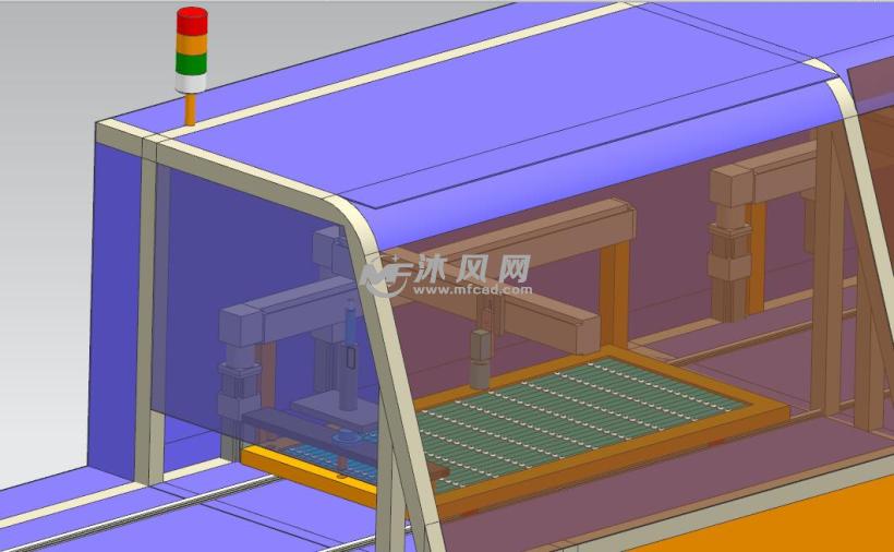 非标自动化视觉检测 - UG机械设备模型下载