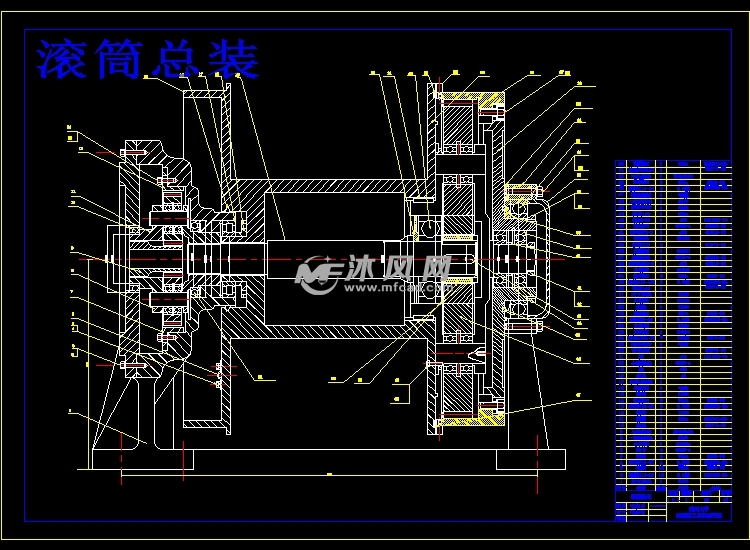 jd-40绞车设计与改进【5张图纸】【优秀word cad全套设计】