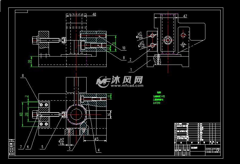 k005-ca6140车床拨叉831005机械加工工艺规程及铣右端面40×47面夹具