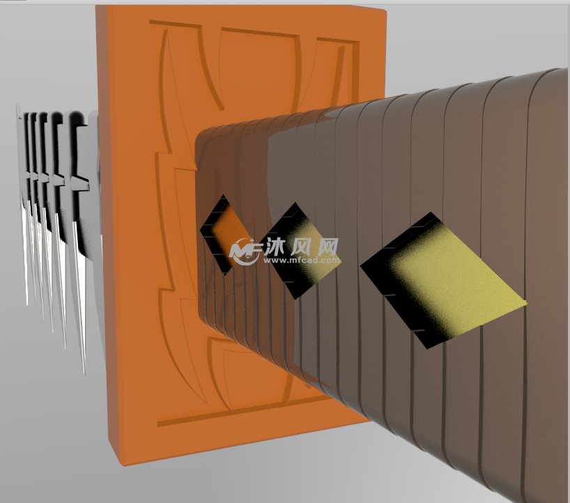 死神恋次 蛇尾丸 冷兵器 - proe军工用品类模型