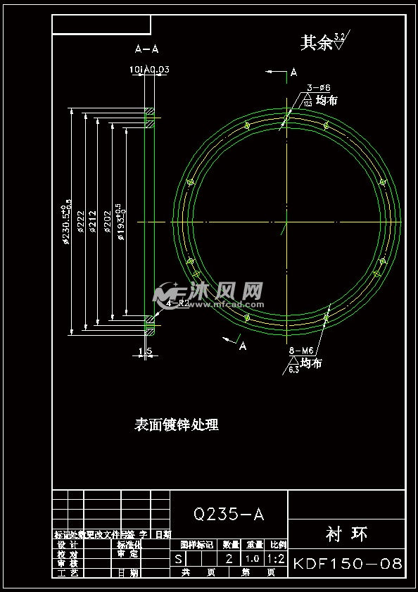 零件图4-衬 环