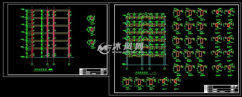 某六层框架结构综合办公楼设计(含建筑结构图计算书)