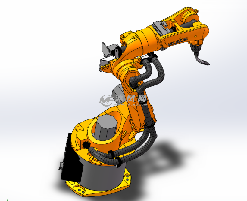 KUKA焊接机器人机械臂设计模型 - solidworks