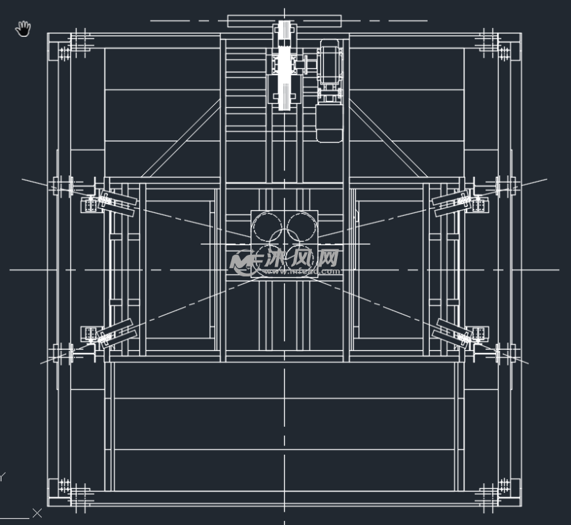 垂直升降立体车库 - AutoCAD起重与提升设备图