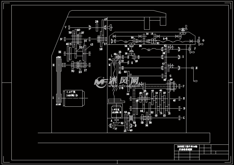 x62w铣床简易数控化改造设计【优秀含7张cad图纸】