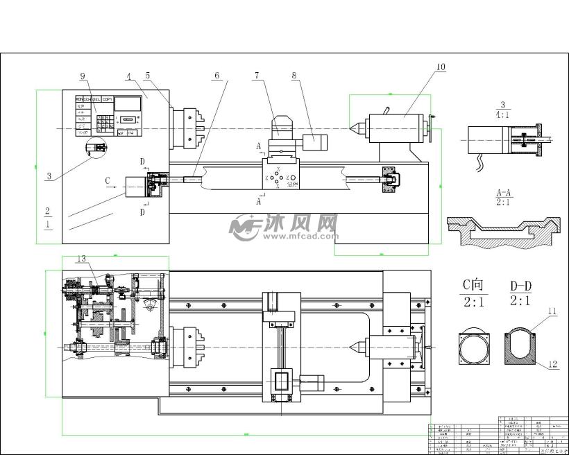 c6132普通车床的数控技术改造-model