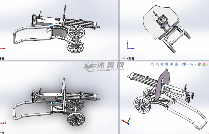 军工用品机枪炮台