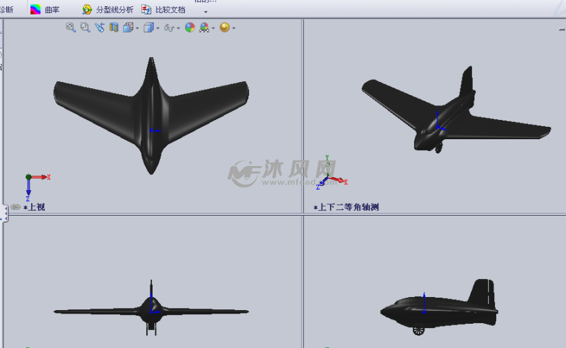 德国纳粹小飞机设计模型