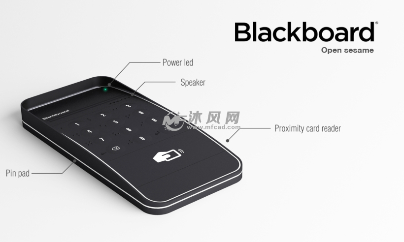 智能锁密码锁设计模型 - solidworks生活用品类