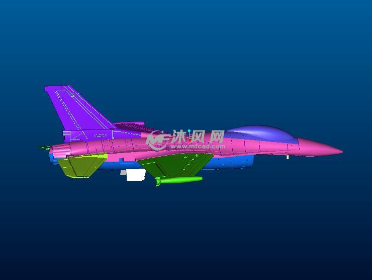 泡沫滑翔机客机F16|含参数可编辑|数据精确 - P