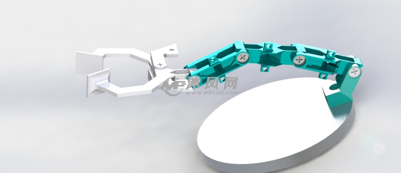 DIY机械手SW模型 - solidworks机械设备模型下