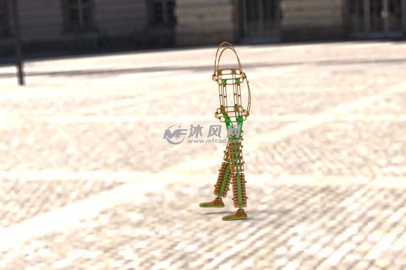 婴儿学步辅助机构 - solidworks服装鞋帽类模型