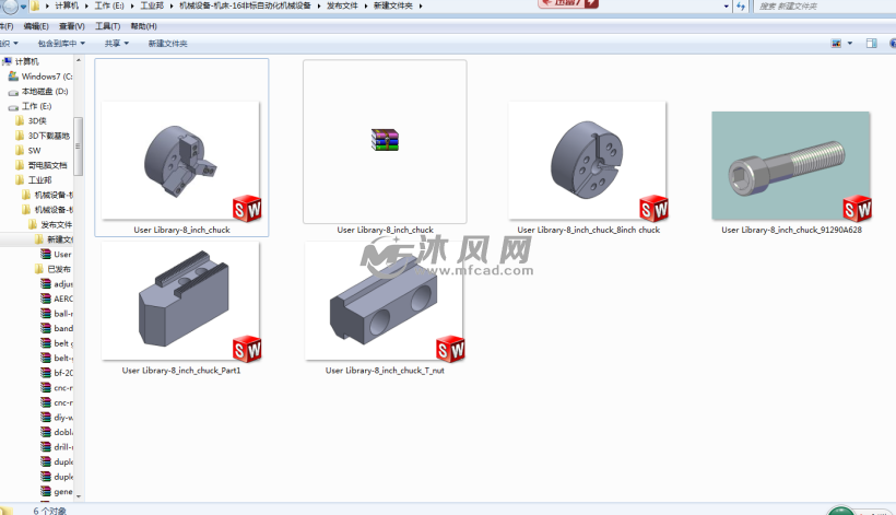 8英尺四爪图纸模块检查卡盘-solidworks底座支生产模型混凝土全套式井图片