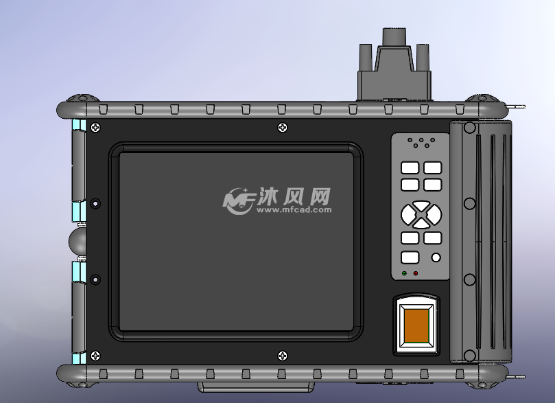 士兵装备的可穿戴式显示器 - solidworks军工用