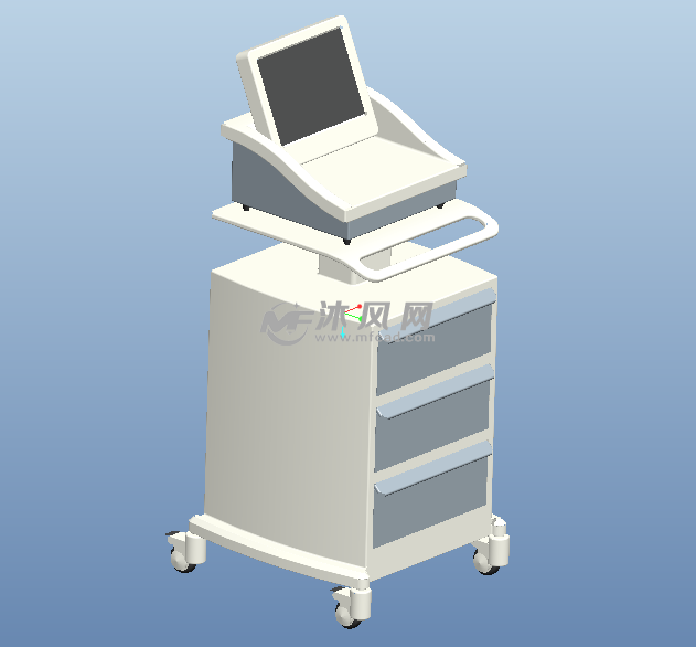 美容器械瘦脸仪器38 - Proe数码产品类模型下