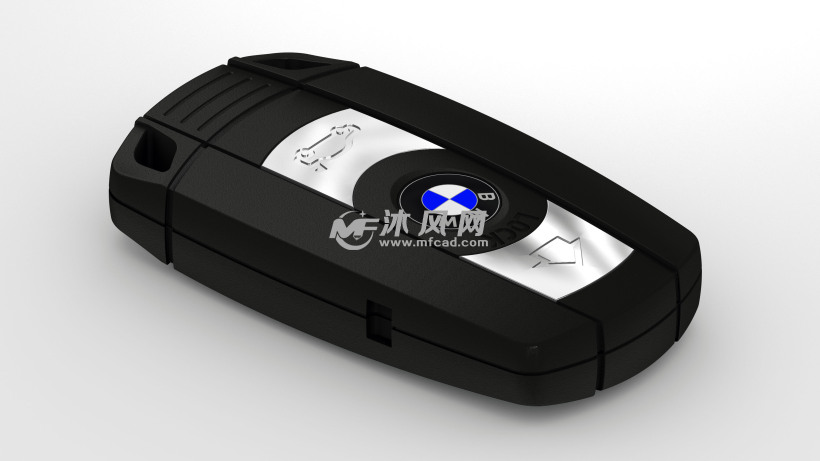 宝马车钥匙设计模型 - ProE生活用品类模型下