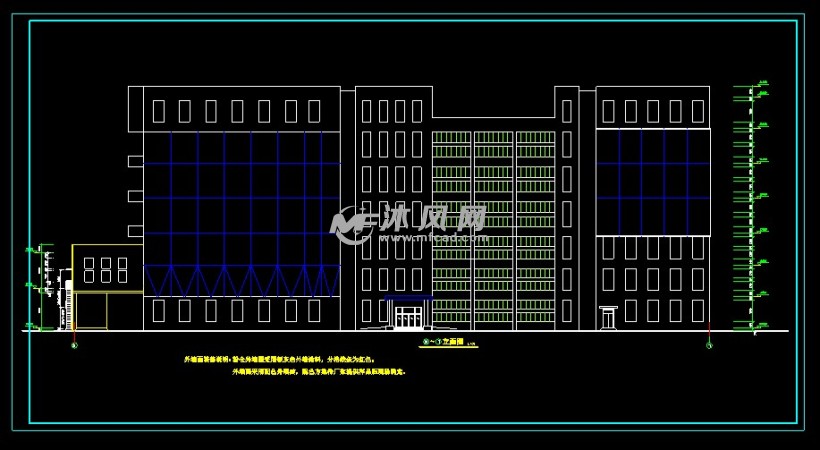 某面粉厂制车间建筑全套cad施工图