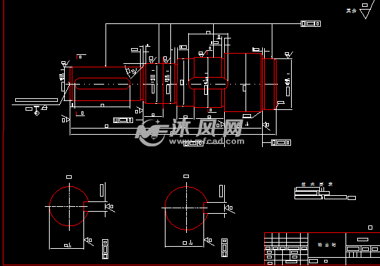 7平行轴减速机 - AutoCAD减速机械设备图纸下