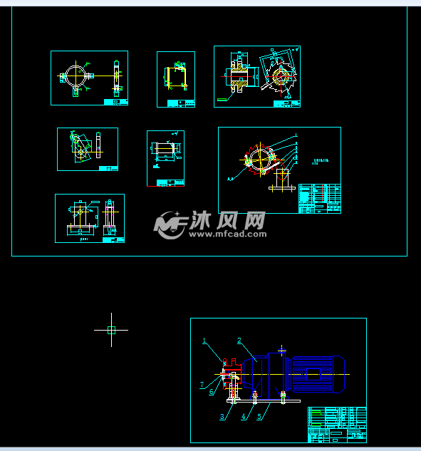 棘轮逆止器全套生产图用在电机防止电机倒转带链轮逆止器