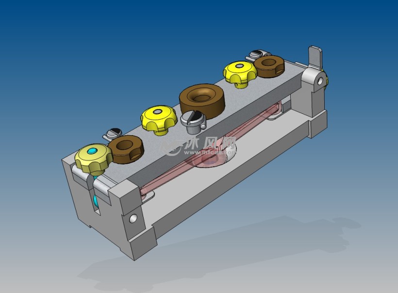 简易的钻孔工装设计模型 - solidworks机械设备