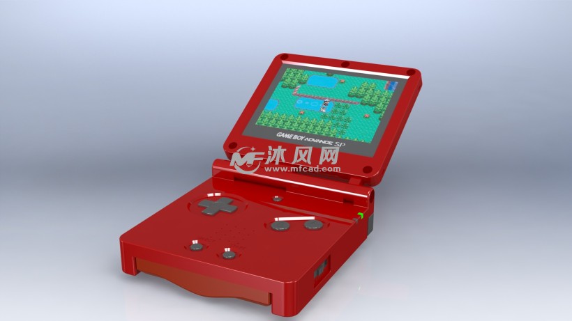 (gameboy)游戏机设计模型 - solidworks生活用