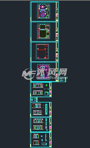 郑州苏园一号餐厅装饰施工图及效果图 - cad宾