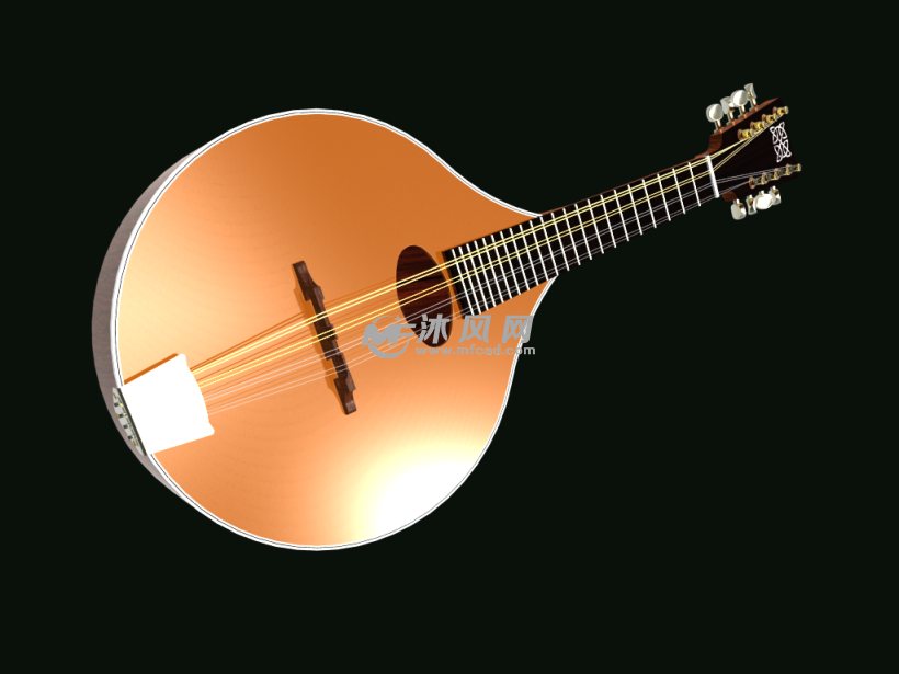 马头琴 曼陀铃琴 - solidworks中性文件类模型下