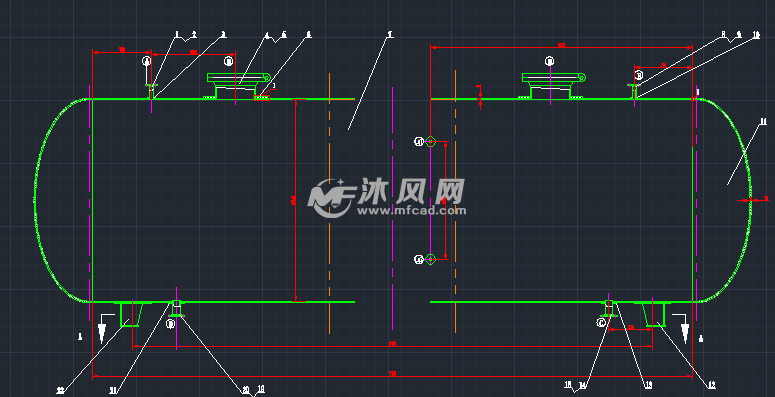 45立方米液氨储罐设计 - AutoCAD化工环保设