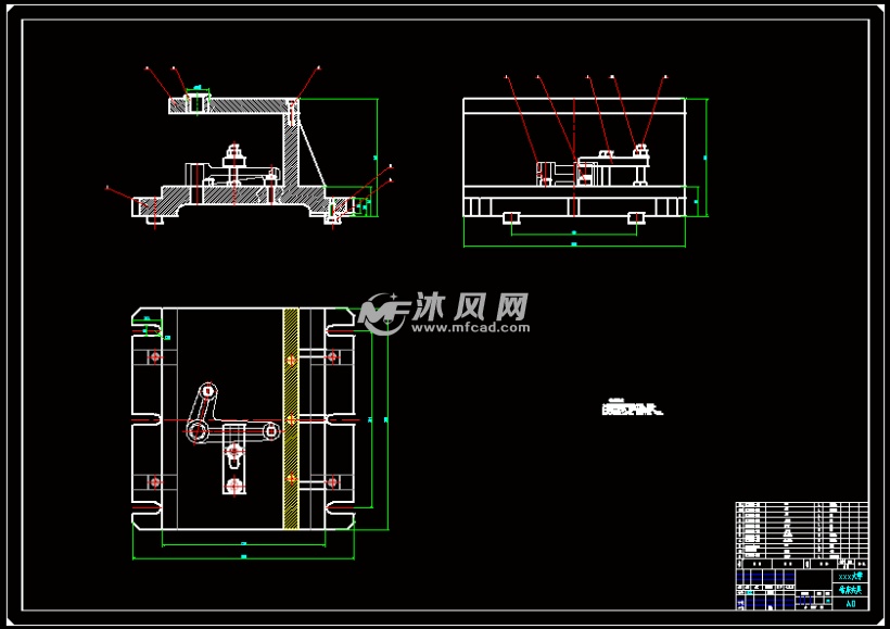 拨杆零件工艺及夹具设计【钻铣两套夹具含8张cad图】