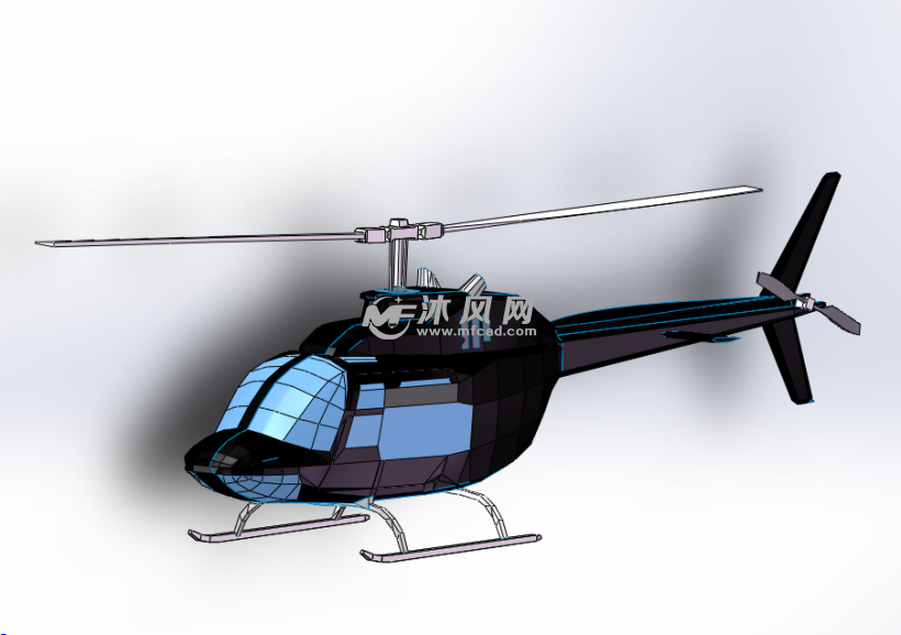 直升飞机简易模型
