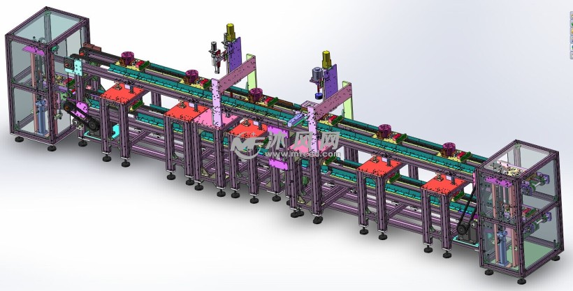 自动化组装点胶流水线升降机工装流水板形式循