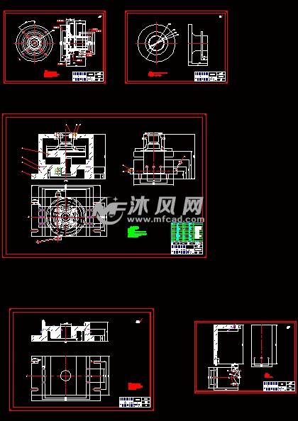 工序座步骤图纸v工序【CAD夹具+钻床工艺卡+cad电机打印批量详细图片