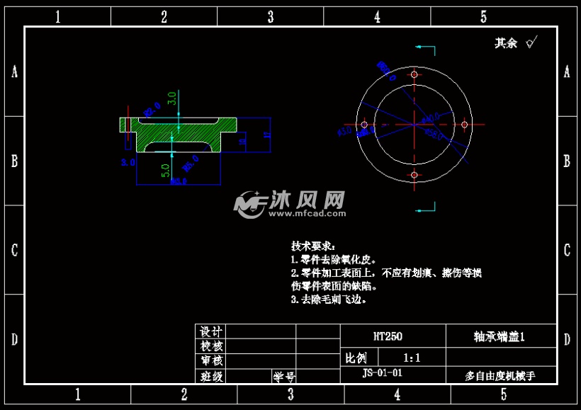 轴承端盖1