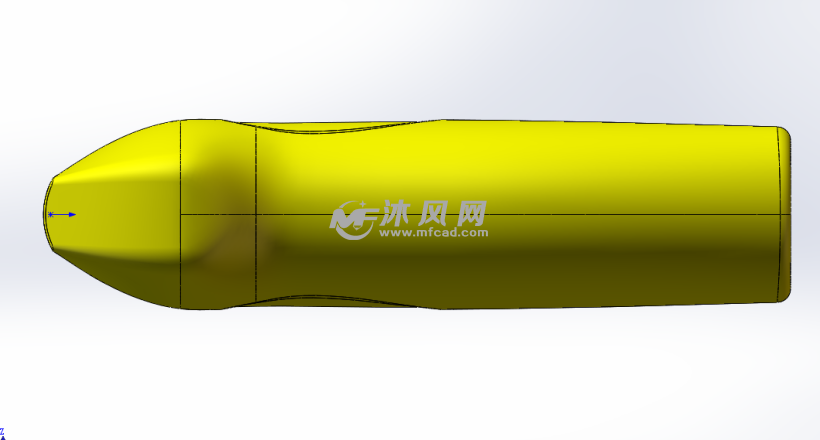 医学用B超机LA523探头外形模型 - solidworks