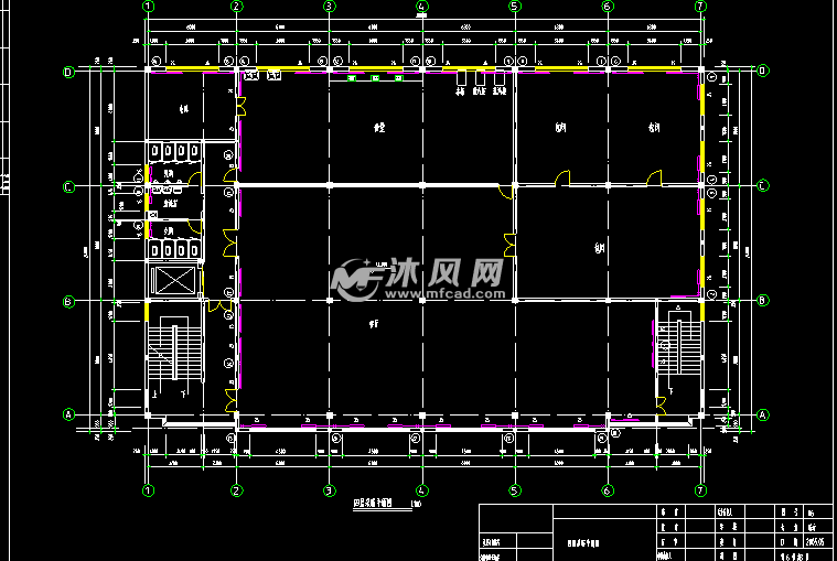 高发厂房水暖施工图