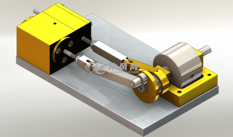 蒸汽机原理模型 - solidworks机械设备模型下载