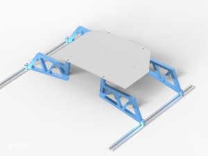 升降式焊接工作台设计模型 - solidworks机械设