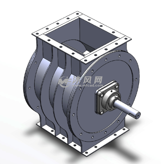 五角叶轮旋转泵模型