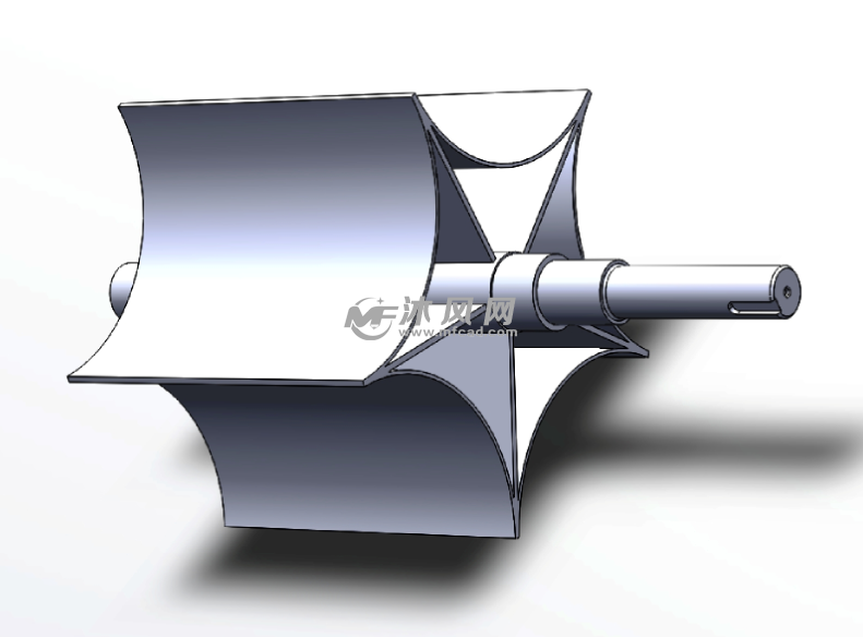 五角叶轮旋转泵模型