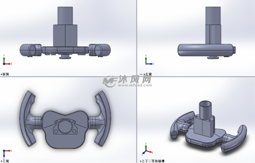 方向盘三视图