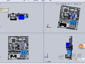 3dpcb电路板设计模型-电子电工图纸-沐风网