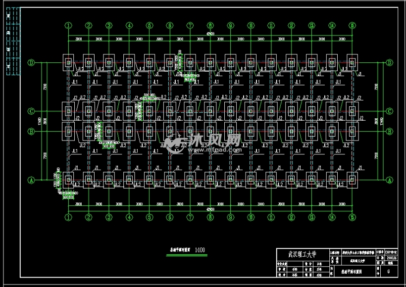 总建筑面积为3773.6平米,5层教学楼(计算书、