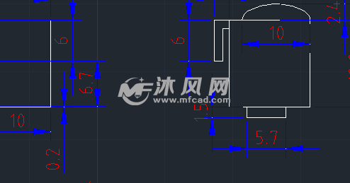 灯盘卡扣凹凸-AutoCAD其他图纸标准件常用下拼豆图纸图纸图片
