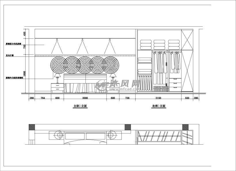 cad图纸 室内设计  一楼平面布置图 二楼平面布置图 三楼平面布置图